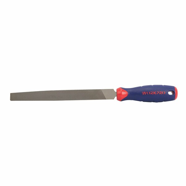 Prime-Line 8in Flat File - Durable Steel File to Sharpen Tools and Deburr, Comfortable Anti-Slip Grip W051001